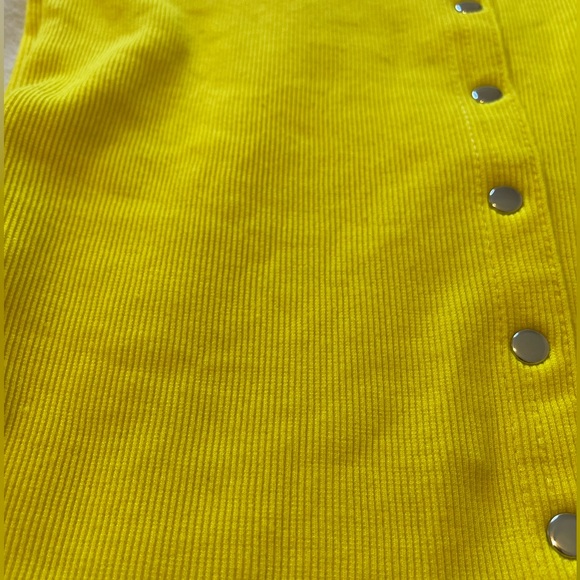 Fashion Nova Yellow Mini Skirt Set - Picture 3 of 3